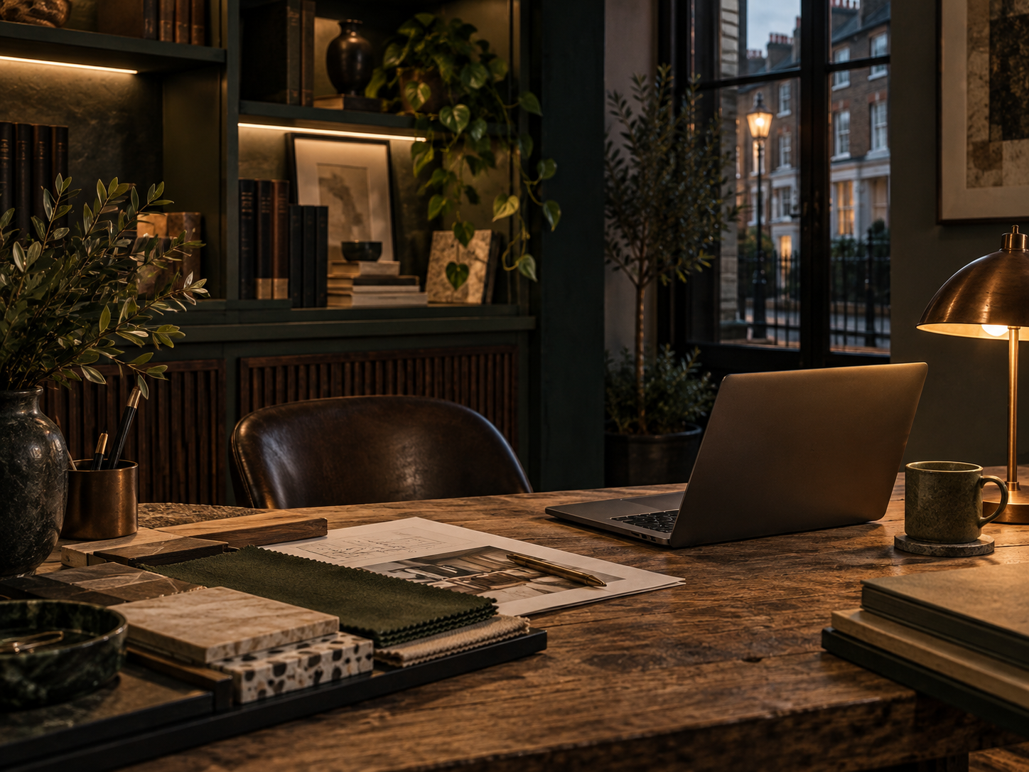 Warm, considered owner-led business workspace in London